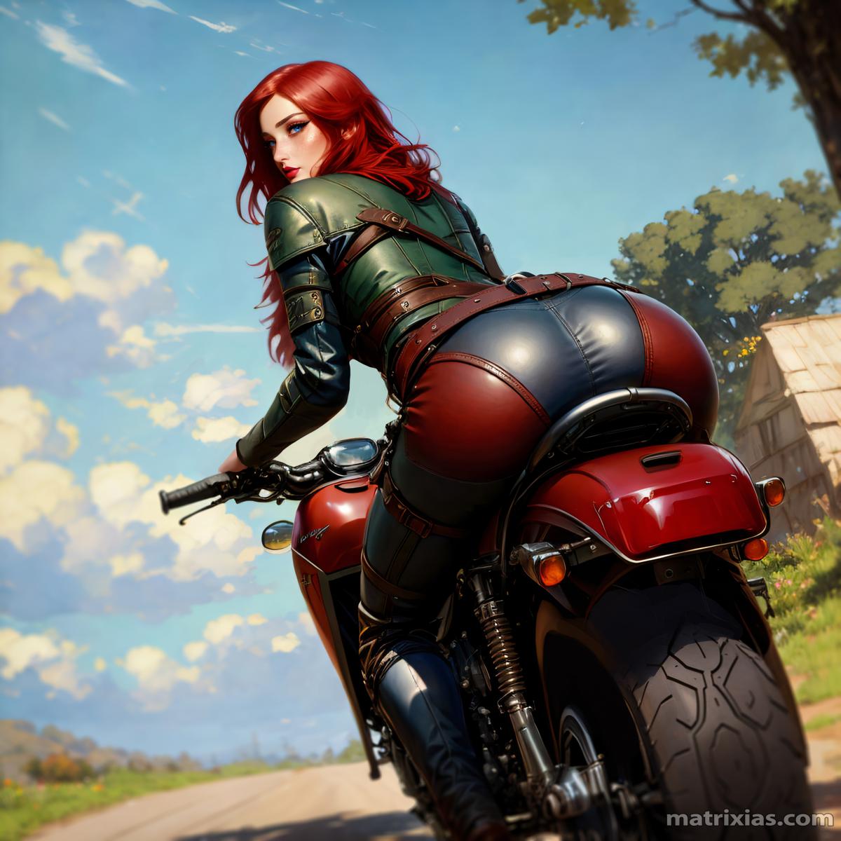 Triss Merigold on Wheels